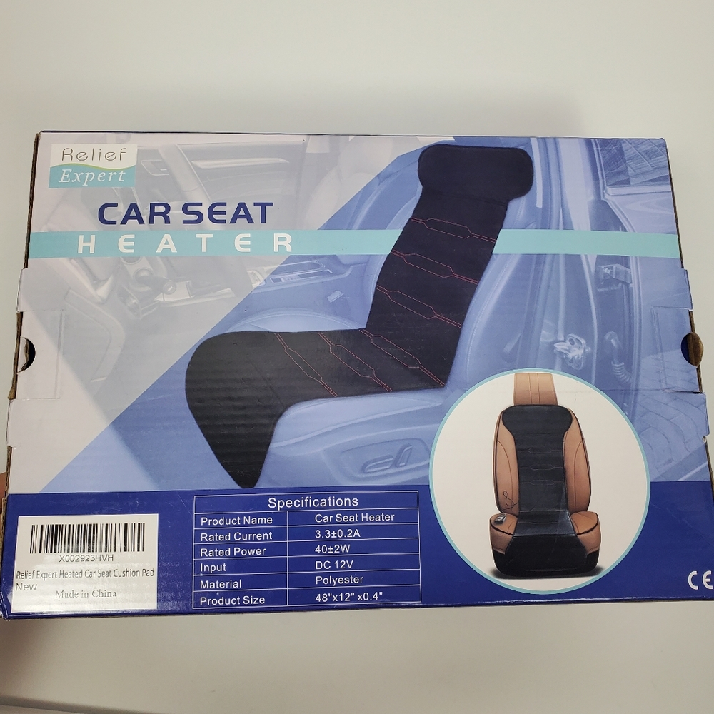 Universal Fit Car Seat Heater Warmer, Heated Seat Cover with Auto Shut Off